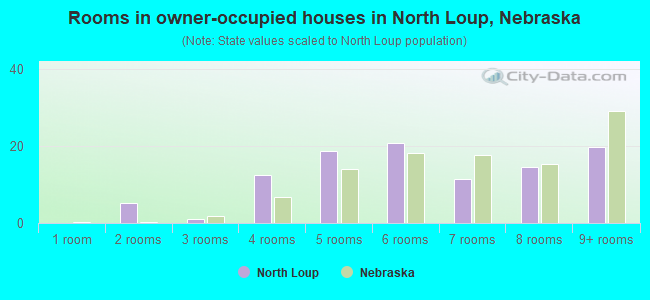 Rooms in owner-occupied houses in North Loup, Nebraska
