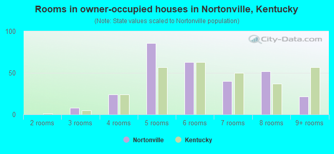 Rooms in owner-occupied houses in Nortonville, Kentucky