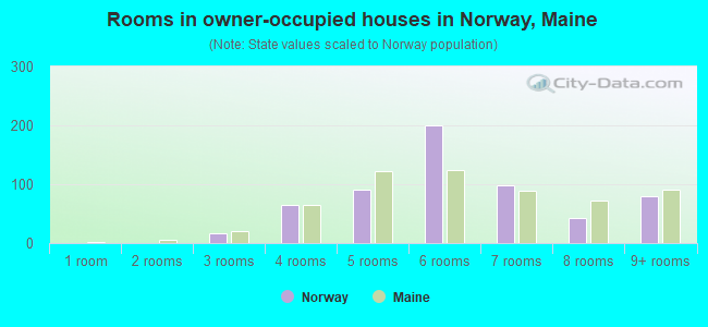 Rooms in owner-occupied houses in Norway, Maine