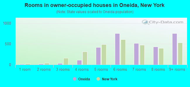 Rooms in owner-occupied houses in Oneida, New York