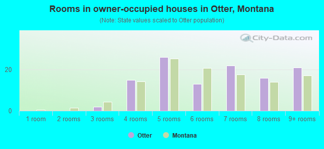 Rooms in owner-occupied houses in Otter, Montana