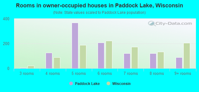 Rooms in owner-occupied houses in Paddock Lake, Wisconsin