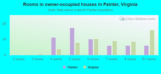 Rooms in owner-occupied houses in Painter, Virginia
