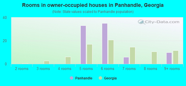 Rooms in owner-occupied houses in Panhandle, Georgia