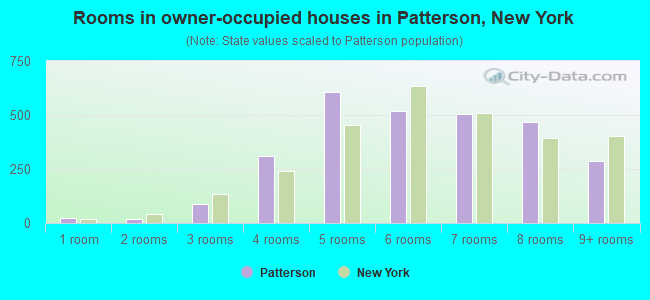 Rooms in owner-occupied houses in Patterson, New York