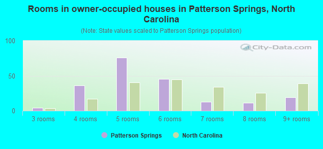 Rooms in owner-occupied houses in Patterson Springs, North Carolina