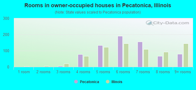Rooms in owner-occupied houses in Pecatonica, Illinois