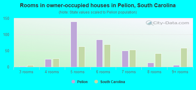 Rooms in owner-occupied houses in Pelion, South Carolina