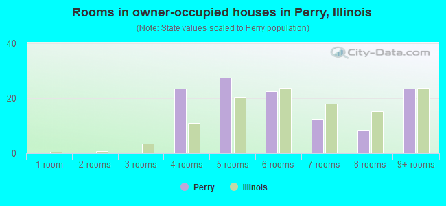 Rooms in owner-occupied houses in Perry, Illinois