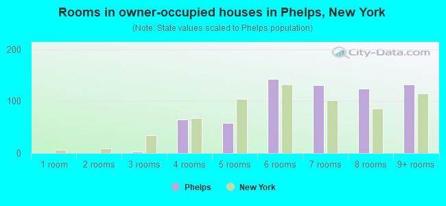Rooms in owner-occupied houses in Phelps, New York