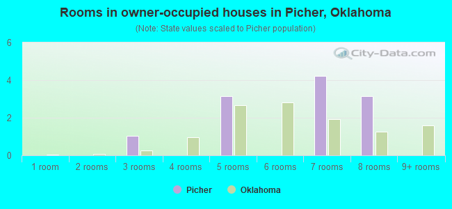 Rooms in owner-occupied houses in Picher, Oklahoma