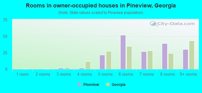 Rooms in owner-occupied houses in Pineview, Georgia