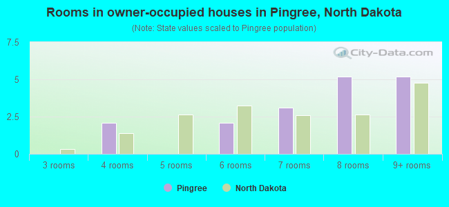 Rooms in owner-occupied houses in Pingree, North Dakota