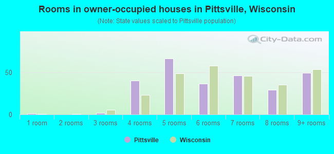 Rooms in owner-occupied houses in Pittsville, Wisconsin