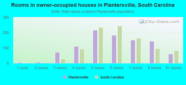 Rooms in owner-occupied houses in Plantersville, South Carolina