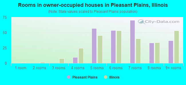 Rooms in owner-occupied houses in Pleasant Plains, Illinois