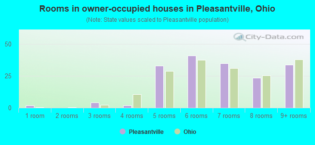 Rooms in owner-occupied houses in Pleasantville, Ohio