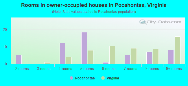 Rooms in owner-occupied houses in Pocahontas, Virginia