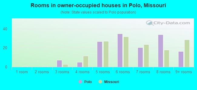 Rooms in owner-occupied houses in Polo, Missouri