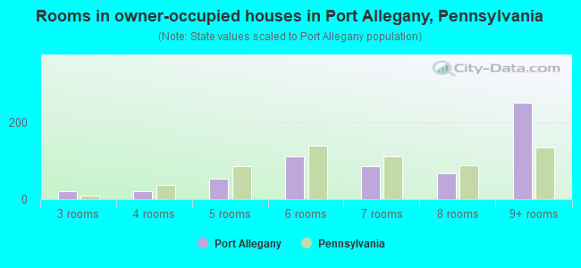 Rooms in owner-occupied houses in Port Allegany, Pennsylvania