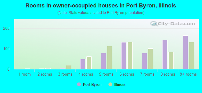 Rooms in owner-occupied houses in Port Byron, Illinois
