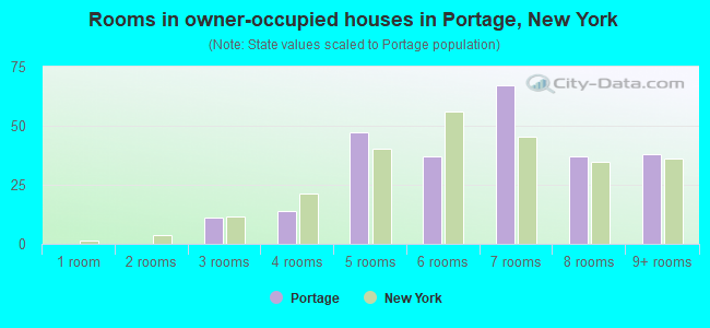 Rooms in owner-occupied houses in Portage, New York