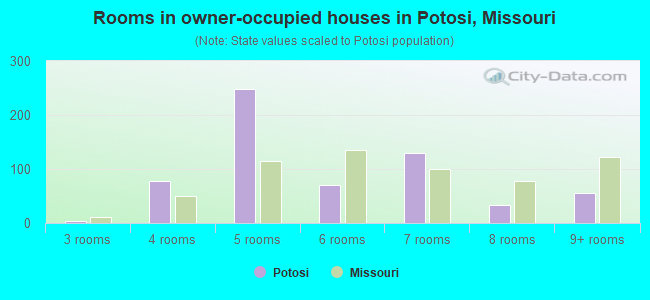 Rooms in owner-occupied houses in Potosi, Missouri