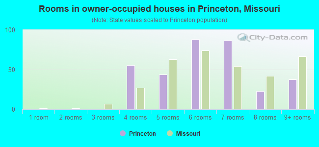Rooms in owner-occupied houses in Princeton, Missouri