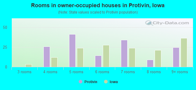 Rooms in owner-occupied houses in Protivin, Iowa