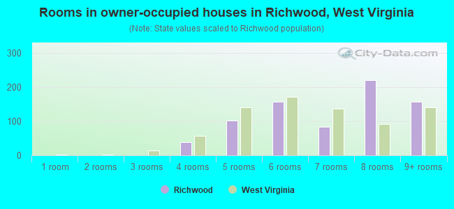 Rooms in owner-occupied houses in Richwood, West Virginia