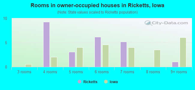 Rooms in owner-occupied houses in Ricketts, Iowa