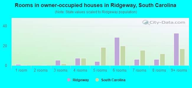 Rooms in owner-occupied houses in Ridgeway, South Carolina