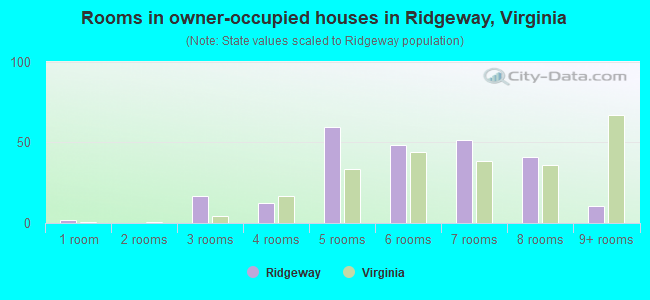 Rooms in owner-occupied houses in Ridgeway, Virginia
