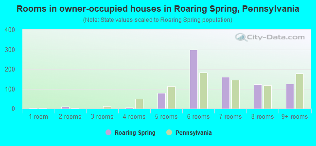 Rooms in owner-occupied houses in Roaring Spring, Pennsylvania