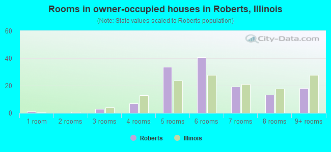 Rooms in owner-occupied houses in Roberts, Illinois