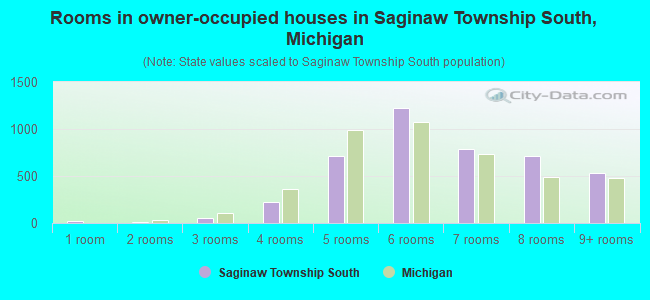 Rooms in owner-occupied houses in Saginaw Township South, Michigan