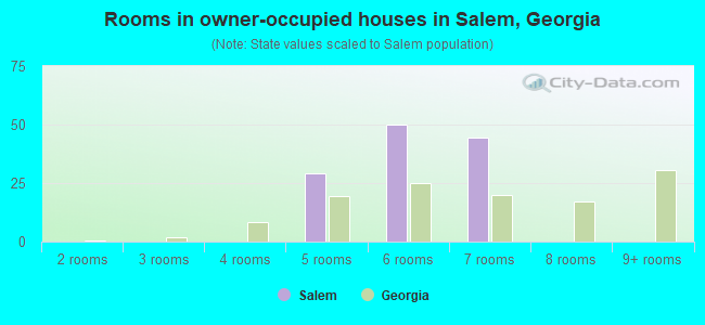 Rooms in owner-occupied houses in Salem, Georgia