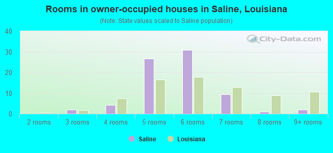 Rooms in owner-occupied houses in Saline, Louisiana