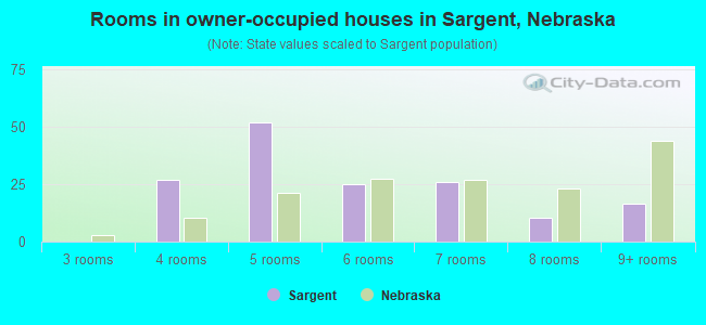 Rooms in owner-occupied houses in Sargent, Nebraska