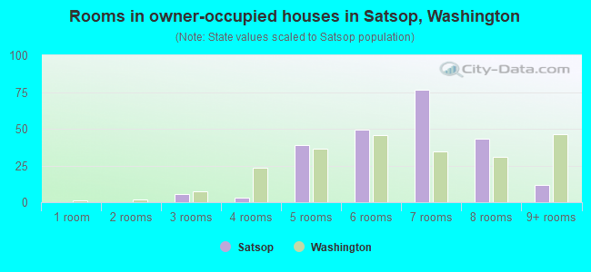Rooms in owner-occupied houses in Satsop, Washington