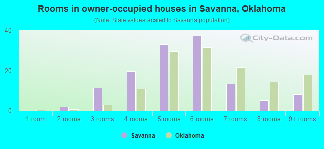 Rooms in owner-occupied houses in Savanna, Oklahoma