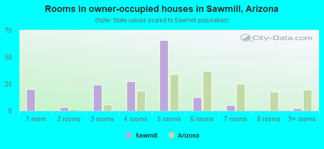 Rooms in owner-occupied houses in Sawmill, Arizona