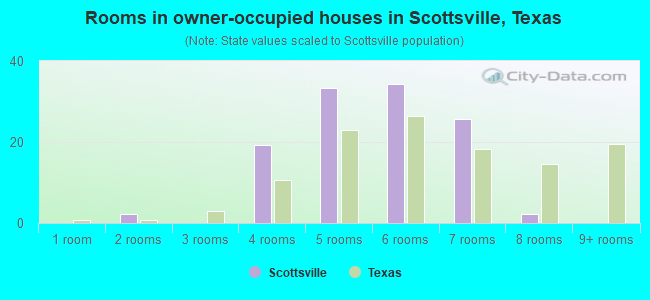 Rooms in owner-occupied houses in Scottsville, Texas