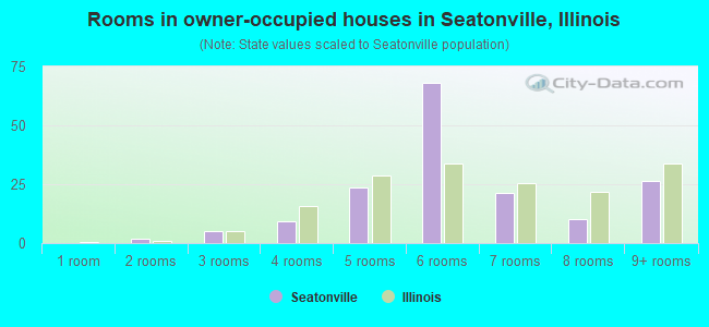 Rooms in owner-occupied houses in Seatonville, Illinois