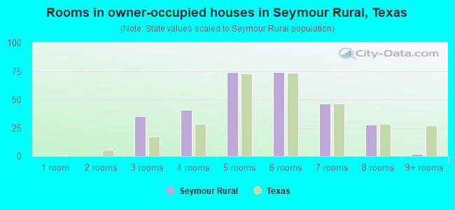 Rooms in owner-occupied houses in Seymour Rural, Texas