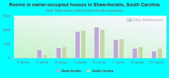 Rooms in owner-occupied houses in Shaw-Horatio, South Carolina
