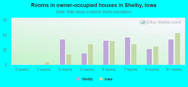 Rooms in owner-occupied houses in Shelby, Iowa