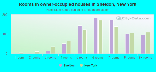 Rooms in owner-occupied houses in Sheldon, New York