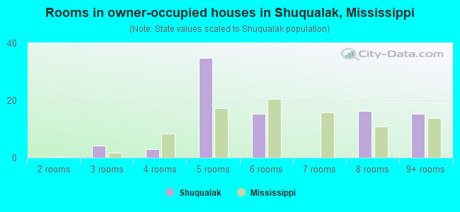 Rooms in owner-occupied houses in Shuqualak, Mississippi