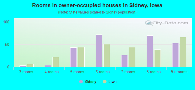 Rooms in owner-occupied houses in Sidney, Iowa
